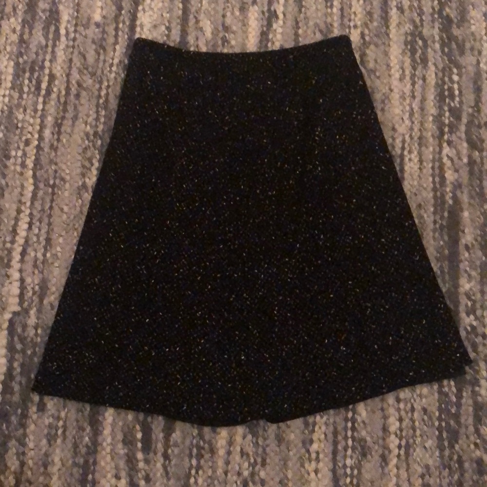 Alfani | Black Multicolor Textured Wool Skirt | size 6